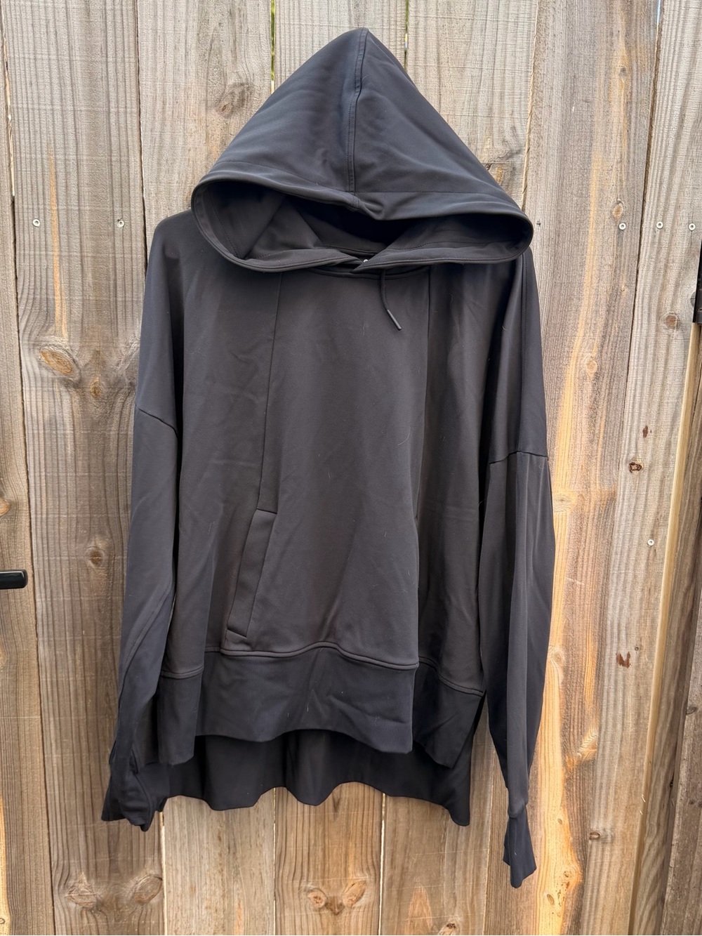 Athleta Black Men's Oversized Hooded Pullover